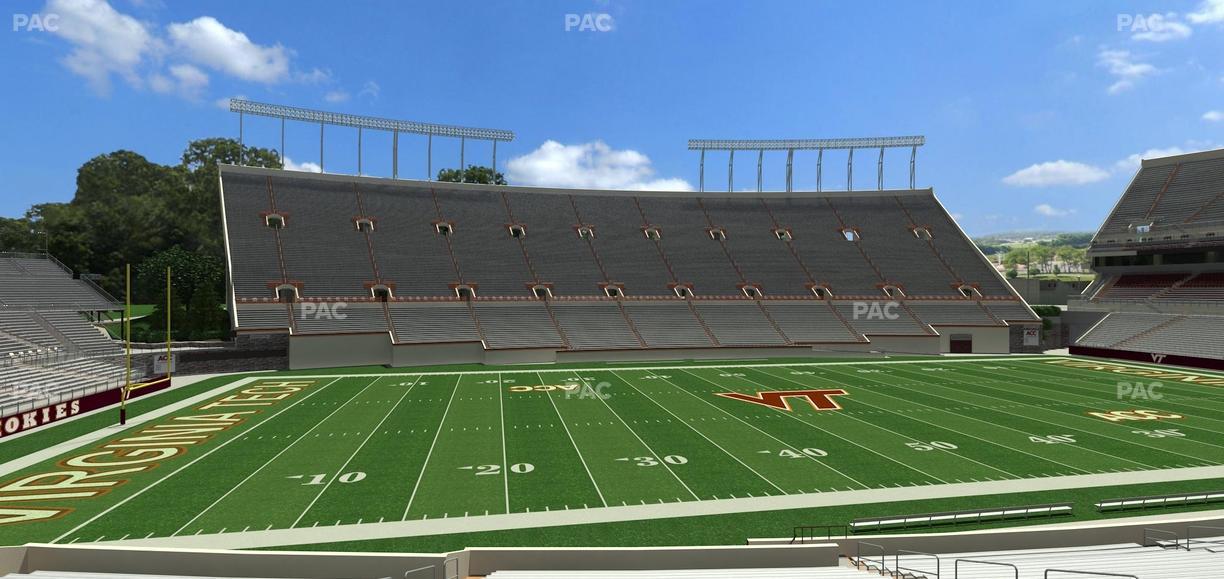 Lane Stadium - Section 113 Seat View