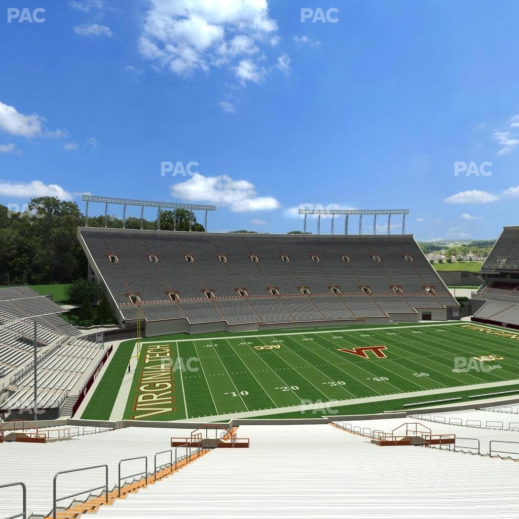 Lane Stadium - Section 114 Seat View