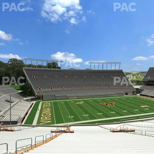 Lane Stadium - Section 114 Seat View