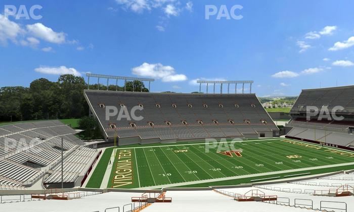 Lane Stadium - Section 114 Seat View