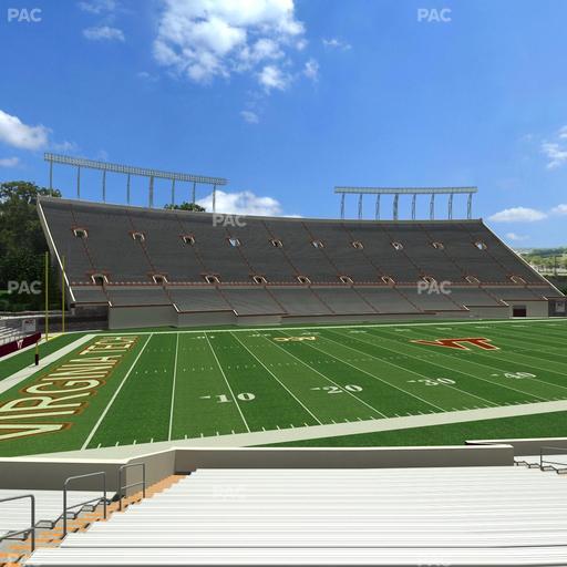Lane Stadium - Section 114 Seat View