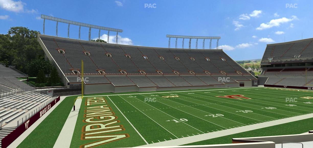 Lane Stadium - Section 115 Seat View