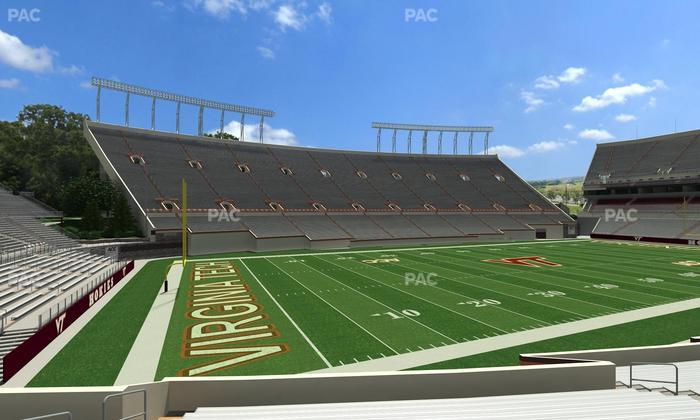 Lane Stadium - Section 115 Seat View