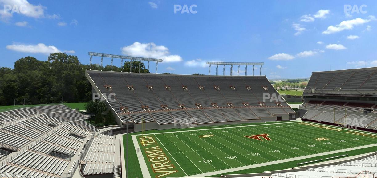 Lane Stadium - Section 115 Seat View