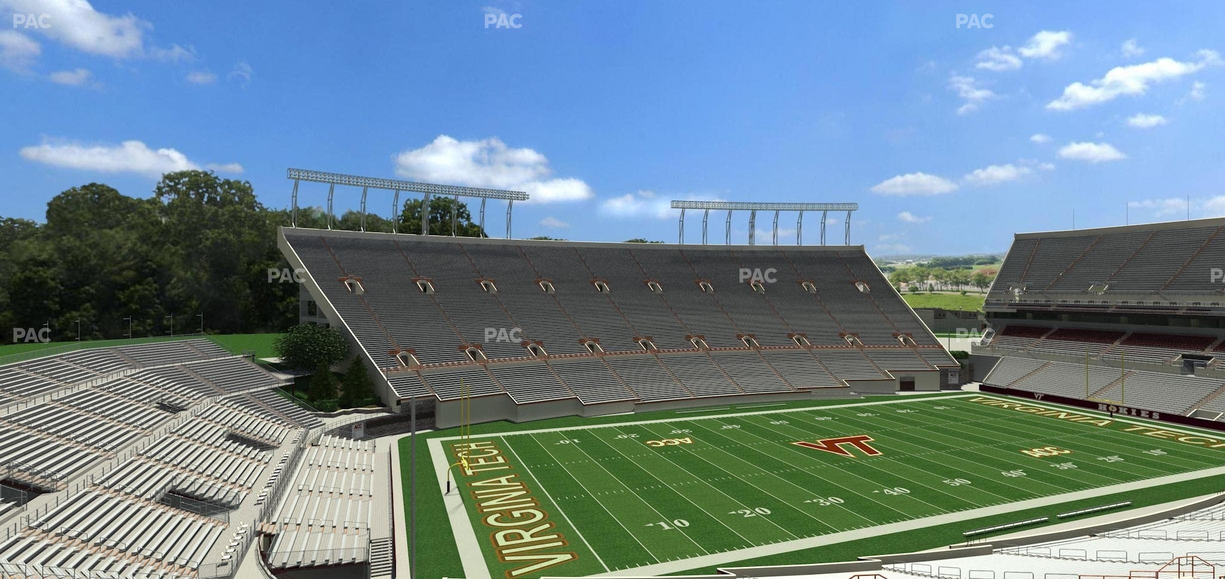 Lane Stadium - Section 115 Seat View