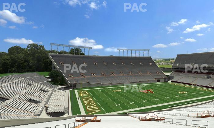 Lane Stadium - Section 115 Seat View