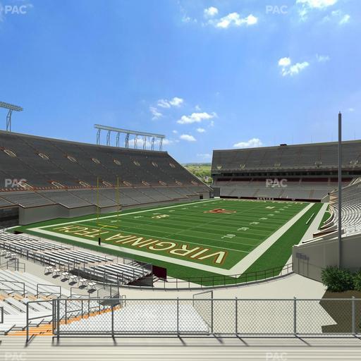 Lane Stadium - Section 117 Seat View