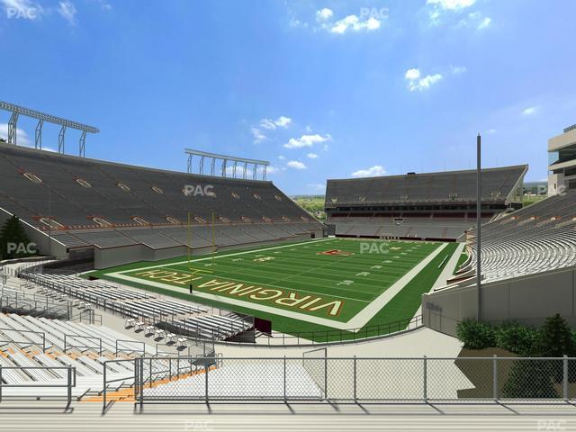 Lane Stadium - Section 117 Seat View
