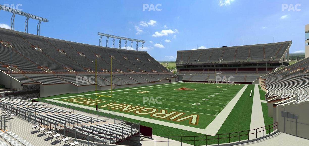 Lane Stadium - Section 117 Seat View