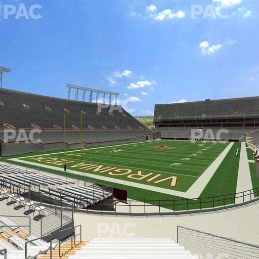 Lane Stadium - Section 117 Seat View