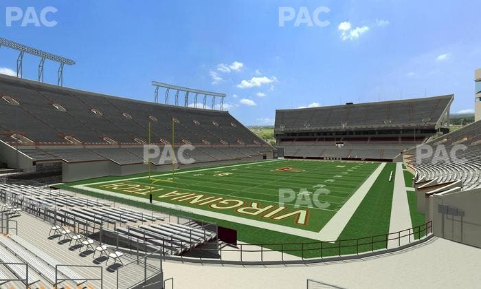 Lane Stadium - Section 117 Seat View