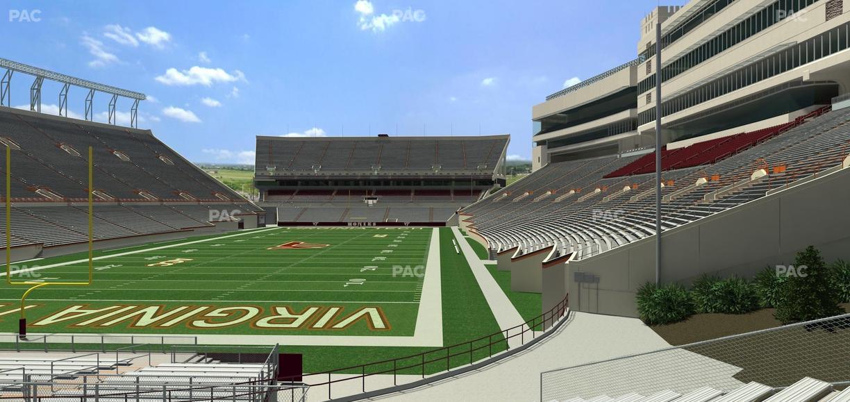 Lane Stadium - Section 118 Seat View