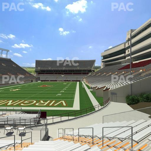 Lane Stadium - Section 118 Seat View