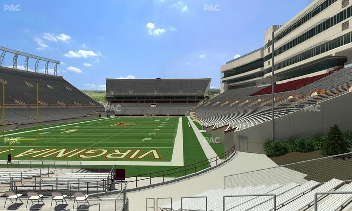 Lane Stadium - Section 118 Seat View