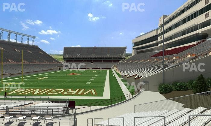 Lane Stadium - Section 118 Seat View