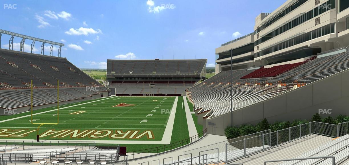 Lane Stadium - Section 118 Seat View
