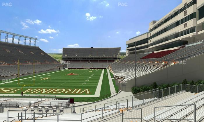 Lane Stadium - Section 118 Seat View
