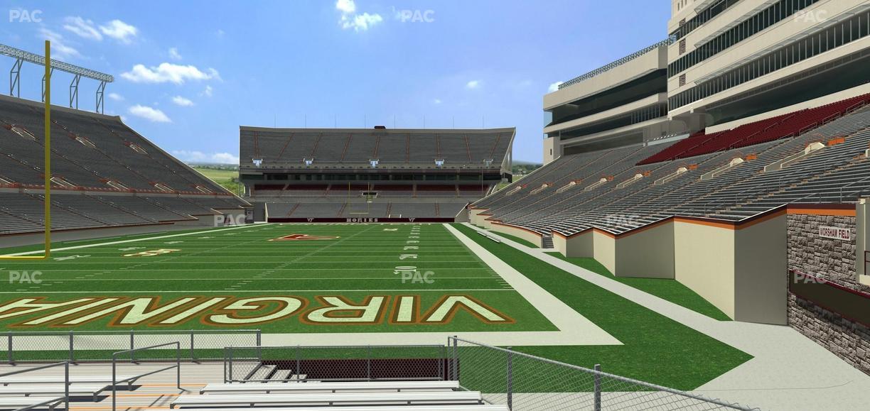 Lane Stadium - Section 119 Seat View