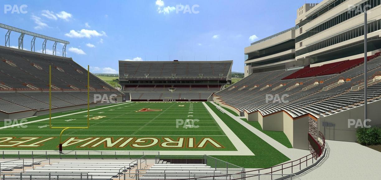 Lane Stadium - Section 119 Seat View