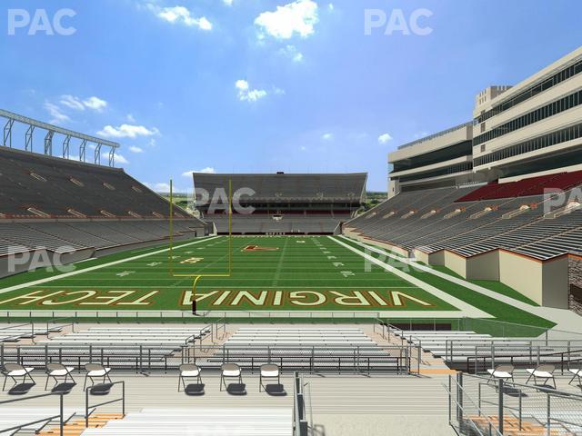 Lane Stadium - Section 120 Seat View Lane Stadium - Section 120 Seat View
