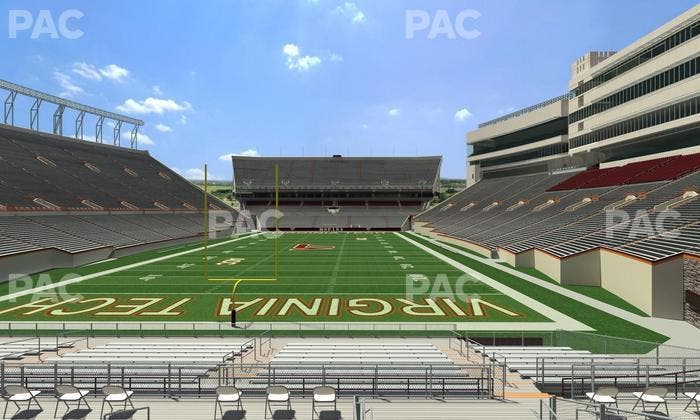 Lane Stadium - Section 120 Seat View
