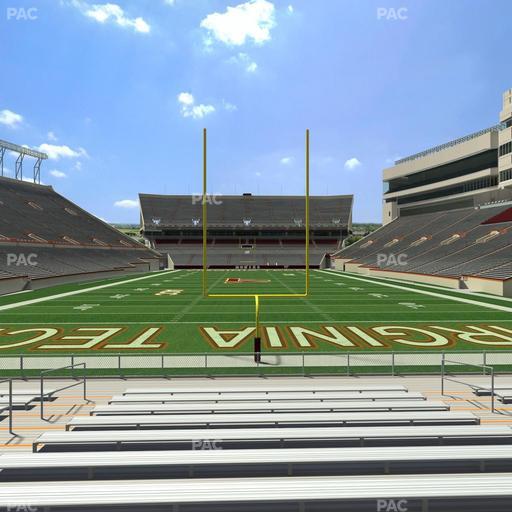 Lane Stadium - Section 121 Seat View