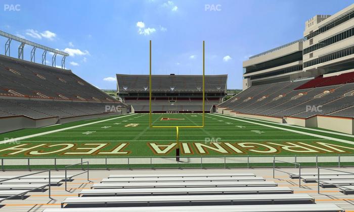 Lane Stadium - Section 121 Seat View