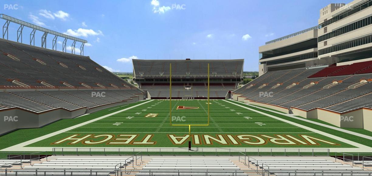 Lane Stadium - Section 121 Seat View