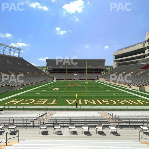 Lane Stadium - Section 121 Seat View