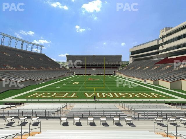 Lane Stadium - Section 121 Seat View