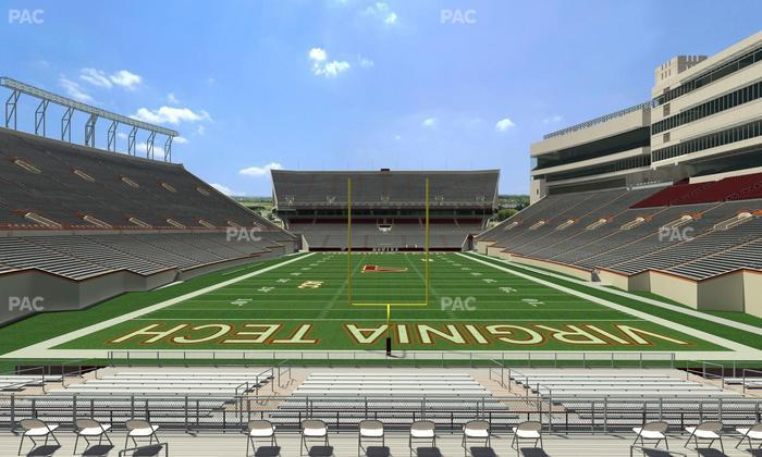 Lane Stadium - Section 121 Seat View