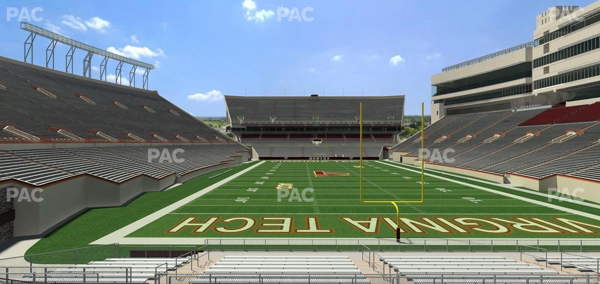 Lane Stadium - Section 122 Seat View