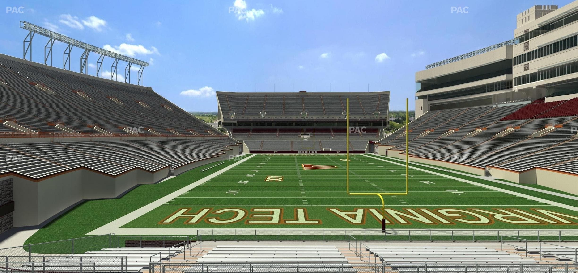 Lane Stadium - Section 122 Seat View