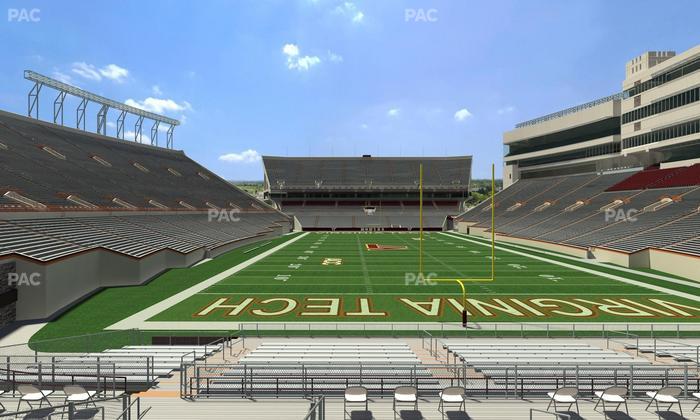 Lane Stadium - Section 122 Seat View