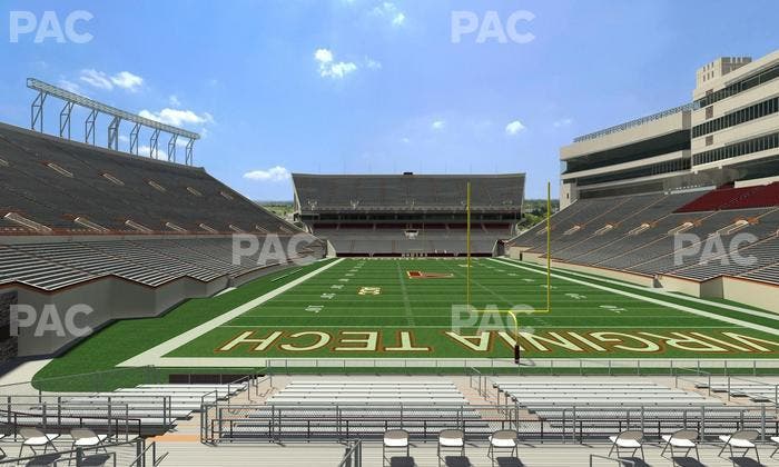 Lane Stadium - Section 122 Seat View