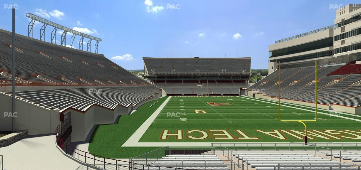 Lane Stadium - Section 123 Seat View