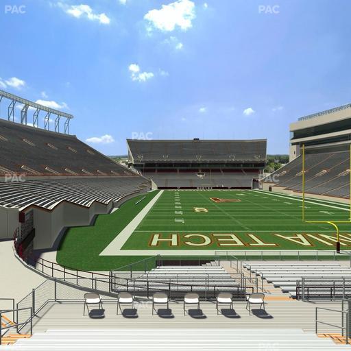 Lane Stadium - Section 123 Seat View