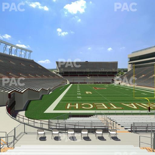 Lane Stadium - Section 123 Seat View