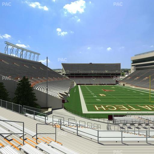 Lane Stadium - Section 124 Seat View