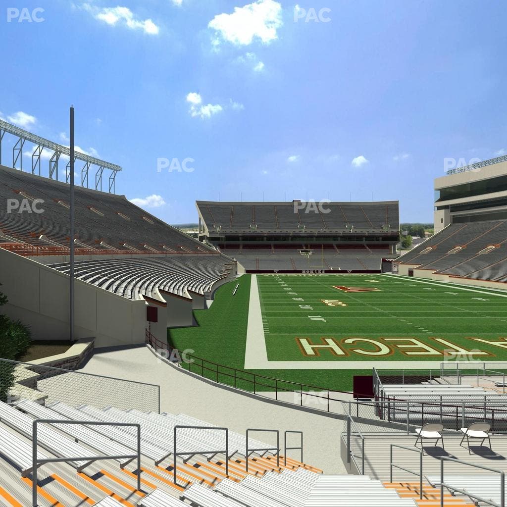 Lane Stadium - Section 124 Seat View