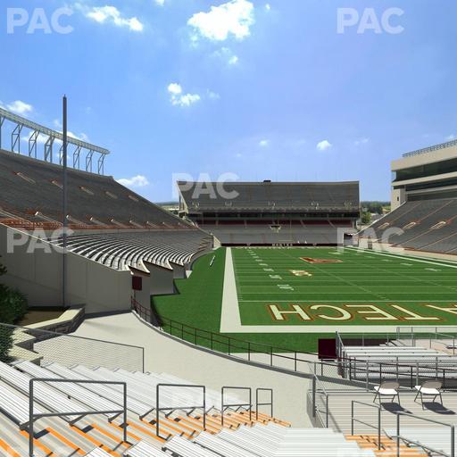 Lane Stadium - Section 124 Seat View