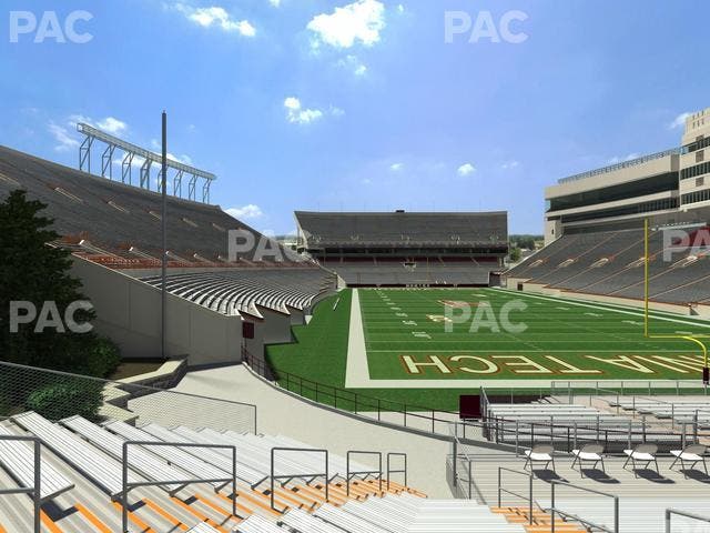 Lane Stadium - Section 124 Seat View