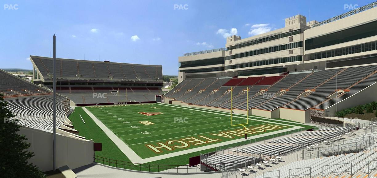 Lane Stadium - Section 125 Seat View