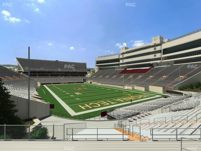 Lane Stadium - Section 125 Seat View