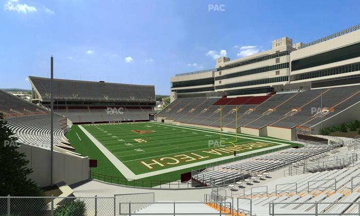 Lane Stadium - Section 125 Seat View