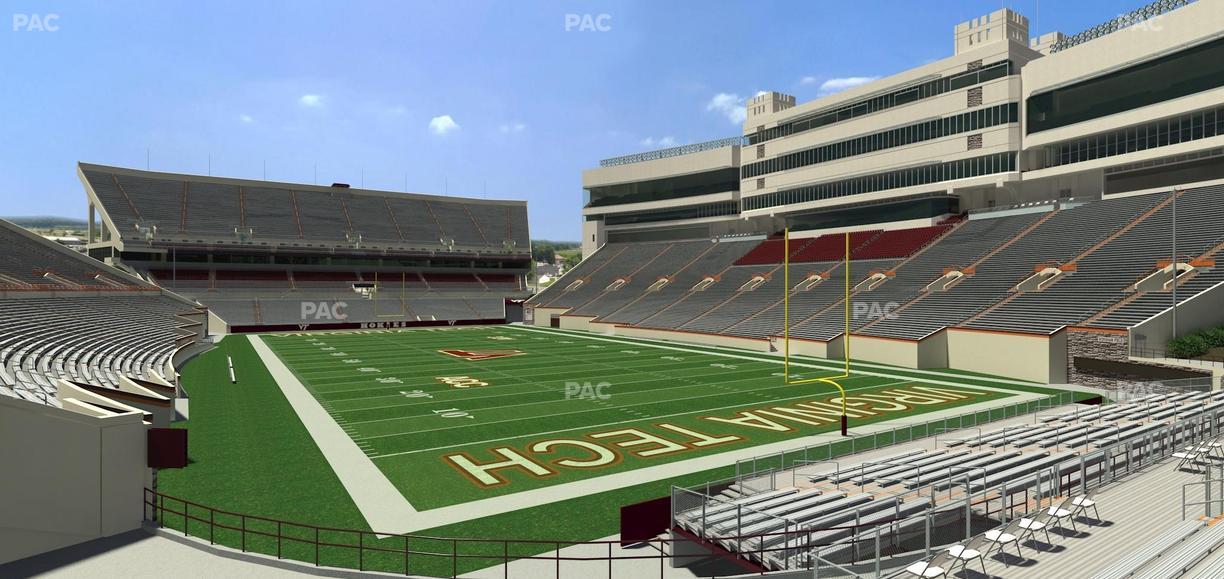 Lane Stadium - Section 125 Seat View