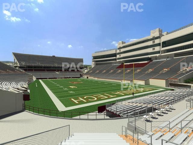 Lane Stadium - Section 125 Seat View
