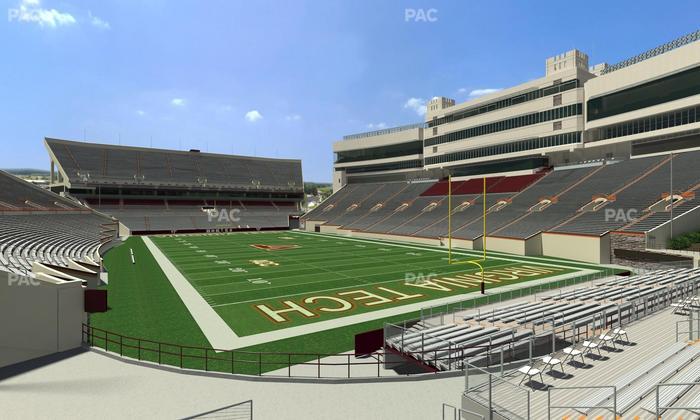 Lane Stadium - Section 125 Seat View