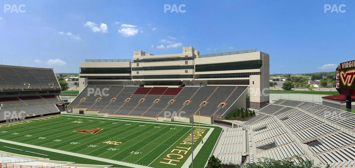 Lane Stadium - Section 126 Seat View