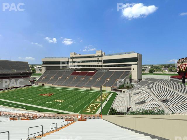 Lane Stadium - Section 126 Seat View Lane Stadium - Section 126 Seat View